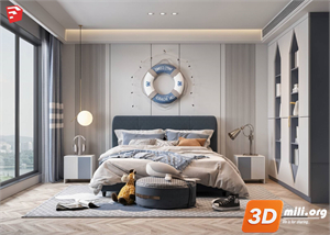 Children Room Scenes Skp FIles 
